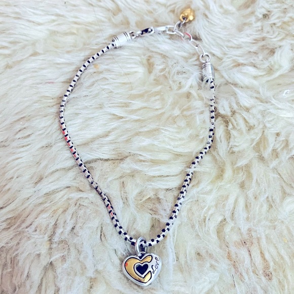 Brighton Silver & Gold Heart Charm Bracelet - Picture 4 of 5